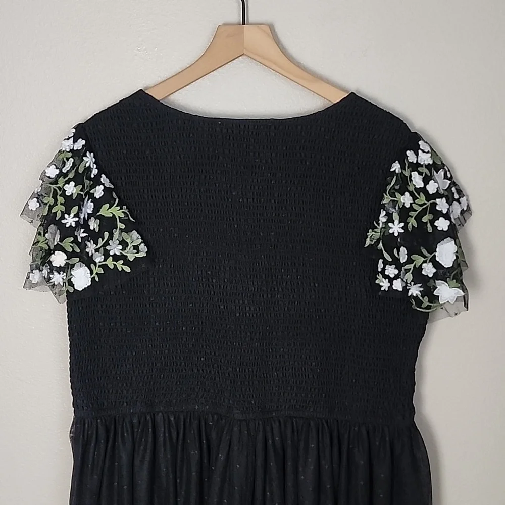 JessaKae Black and White Floral Dress - Picture 9 of 11